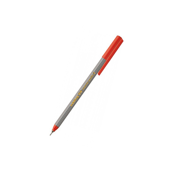 Edding 55 Fine Pen Keçeli Kalem Kırmızı. ürün görseli