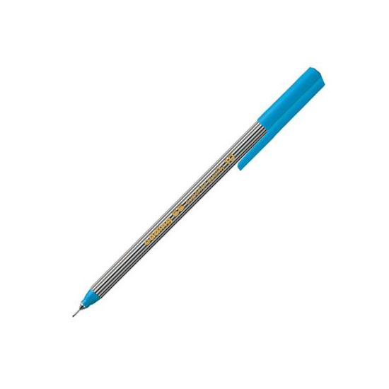 Edding 55 Fine Pen Keçeli Kalem Açık Mavi. ürün görseli