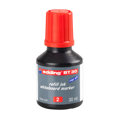 Resim Edding BT30 Tahta Kalem Mürekkebi 30ml Kırmızı