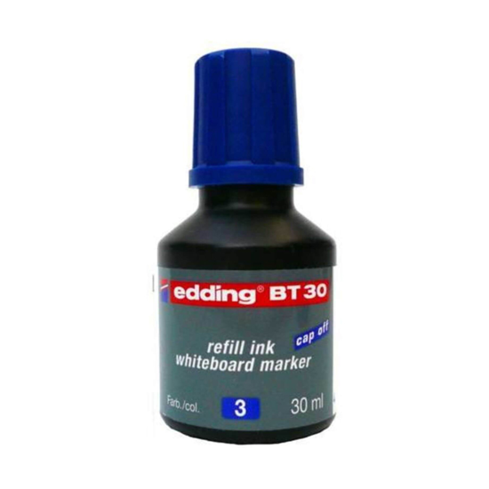 Edding BT30 Tahta Kalem Mürekkebi 30ml Mavi. ürün görseli