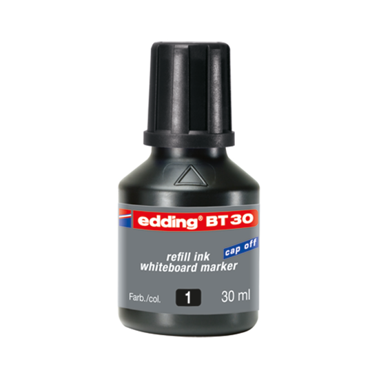 Edding BT30 Tahta Kalem Mürekkebi 30ml Siyah. ürün görseli