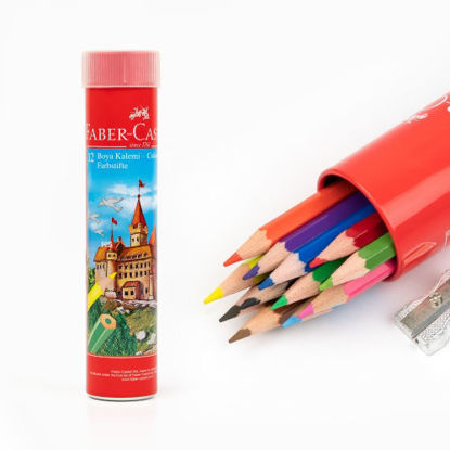 Resim Faber Castell Kuruboya Red Line 12'li Teneke Kutu 116512