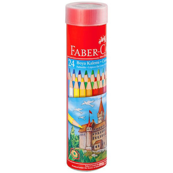 Faber Castell Kuruboya Red Line 24'lü Teneke Kutu 116524. ürün görseli